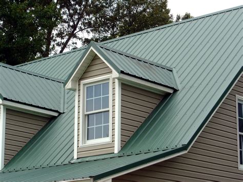 green houses with gray metal roof|standing seam metal roof green.